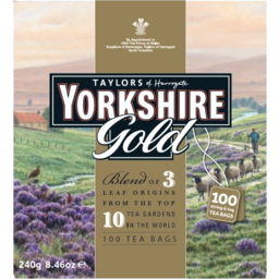 Photo of Taylors Of Harrogate Yorkshire Gold Tea Bags 100 Pack