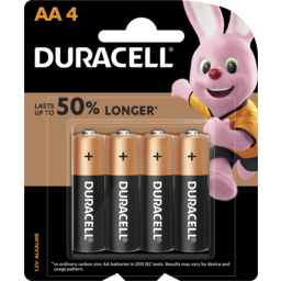 Photo of Duracell Coppertop Aa Alkaline Batteries 4 Pack