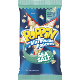 Photo of Poppin Microwave Popcorn Sea Salt