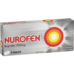 Photo of Nurofen Pain And Inflammation Relief Tablets 200mg Ibuprofen 8 Pack 8.0x
