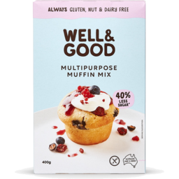 Photo of Well & Good Gluten Free Muffin Mix 450gm
