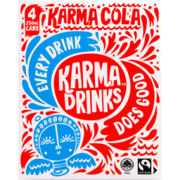 Photo of Karma Drinks Carbonated Soft Drink Cola Cans