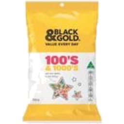 Photo of Black & Gold 100s & 1000s 250gm