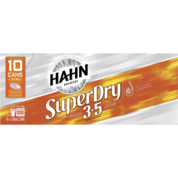 Photo of Hahn Super Dry 3.5% 3x10x375ml