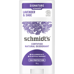 Photo of Schmidt's Deodorant Stick Lavender Sage Certified Natural Deodorant 75g
