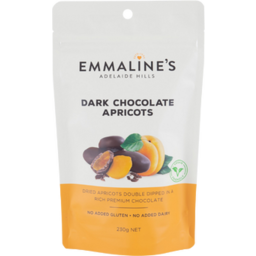 Photo of Emmalines Dark Choc Coated Apricots