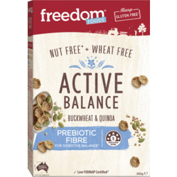 Photo of Freedom Foods Active Balance Prebiotic Fibre Buckwheat & Quinoa Cereal 350g