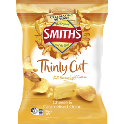 Photo of Smith's Thinly Cut Cheese & Caramelised Onion 175g