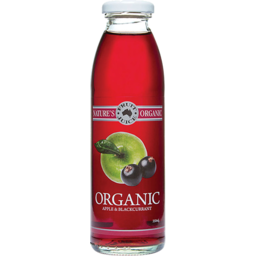 Photo of Nature's Organic - Apple & Blackcurrant Juice 350ml