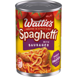 Photo of Wattie's Spaghetti & Sausages 420g