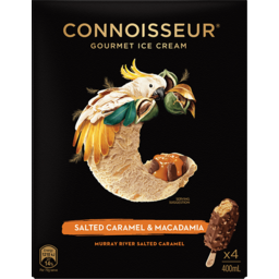 Photo of Connoisseur Salted Caramel & Macadamia Ice Creams 4pk