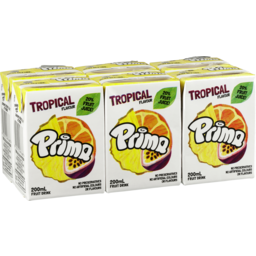 Photo of Prima Fruit Drink Tropical 6x200ml