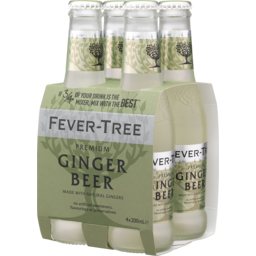 Photo of Fever Tree Ginger Beer 200ml 4pk