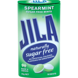 Photo of Jila Sugar Free Spearmint Mints 34g