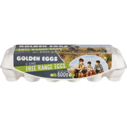 Photo of Golden Eggs Free Range 800g 12 Packs 800gm