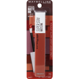 Photo of Maybelline New York Super Stay Matte Ink Liquid Lipstick 70 Amazonian Carded