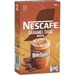 Photo of Nescafe Caramel Choc Mocha Inspired By Tim Tam Coffee Sachets 8 Pack 8pk