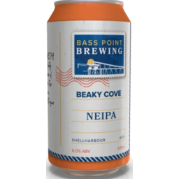 Photo of Bass Point Brewing Beaky Cove NEIPA Can