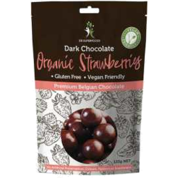 Photo of Dr Superfoods Strawberry Delights Dark Chocolate Coate