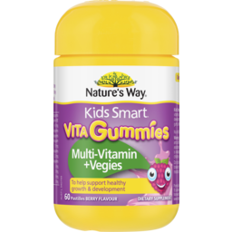 Photo of Natures Way Kids Smart Berry Flavour Muli-Vitamin & Vegies 60 Vita Gummies