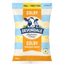 Photo of Devondale Colby Shredded Cheese Family Pack