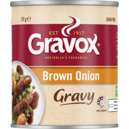 Photo of Gravox Brown Onion Gravy Mix Can