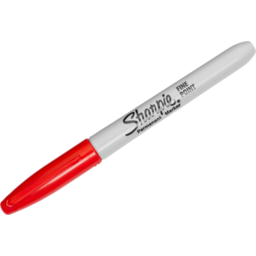 Photo of Sharpie Fine Point Permanent Marker Red - Box Of 12