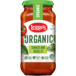 Photo of Leggos Pasta Sauce Organic Tomato & Basil