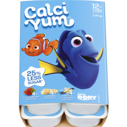 Photo of Calciyum Finding Dory Yoghurt Variety 12 Pack