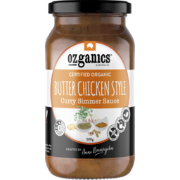 Photo of Ozganics Organic Butter Chicken Style Curry Simmer Sauce