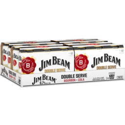 Photo of Jim Beam White Double Serve 4x6x375ml