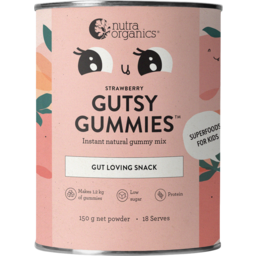 Photo of Nutra Organics Gutsy Gummies - Strawberry 
