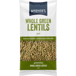Photo of McKenzies Lentils Green Whole 1kg