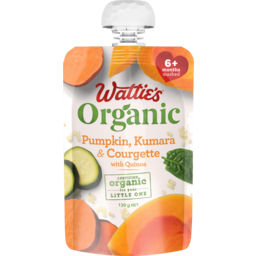 Photo of Wattie's Organic Baby Food Pumpkin Kumara & Courgette