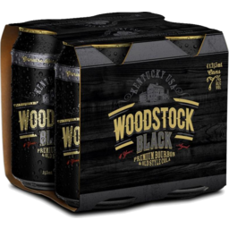 Photo of Woodstock 7% Black Bourbon & Cola 4x330ml Cans