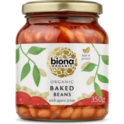Photo of Biona Organic Baked Beans With Agave (In Glass)