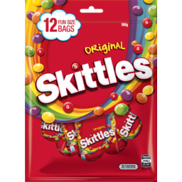 Photo of Skittles Fruits Chewy Lollies Party Share Bag 12 Pieces 180g 180g