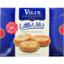Photo of Little Vilis Gourmet Beef Party Pies 16 Pack