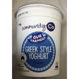 Photo of Community Co Yoguht Greek Style 1kg