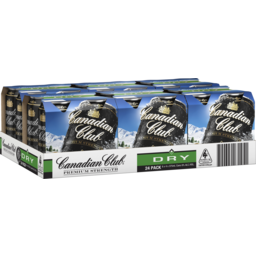 Photo of Canadian Club Premium Whisky & Dry Cans 