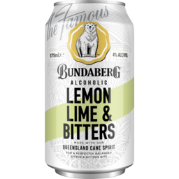 Photo of Bundaberg Alcoholic Lemon Lime & Bitters Cans