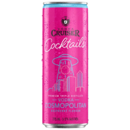 Photo of Vodka Cruiser Cocktails Raspberry Cosmopolitan Can