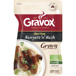 Photo of Gravox® Best Ever Bangers 'N' Mash Liquid Gravy Pouch 165g