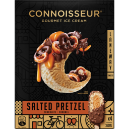 Photo of Connoisseur Salted Pretzel Ice Cream 4 Pack