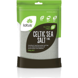 Photo of LOTUS:LTS Celtic Sea Salt Fine 500g