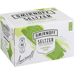 Photo of Smirnoff Seltzer Lime Cans