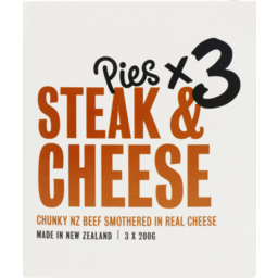 Photo of Dads Pies Steak & Cheese 3 Pack