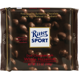 Photo of Ritter Dark Whole Hazelnut 