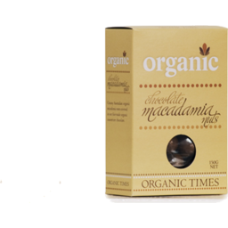 Photo of Organic Times Milk Chocolate Macadamias 150g