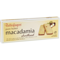 Photo of Butterfingers Pure Butter Macadamia Shortbread 175g